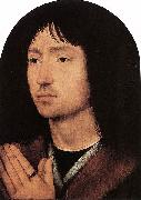 Hans Memling Portrait of a Young Man at Prayer oil